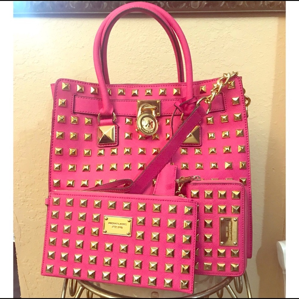 🔥FINAL PRICE🔥MK Zinnia Pyramid Stud Hamilton Set